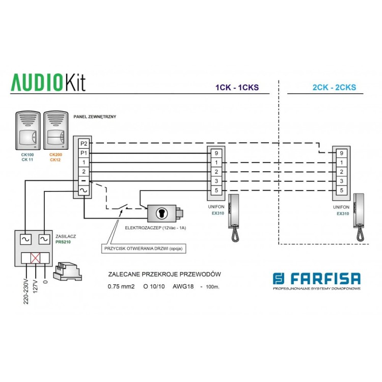 Schemat 1cks-zestaw domofonowy Farfisa.jpg