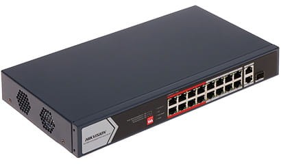 SWITCH POE DS-3E0318P-E/M(C) 16-PORTOWY SFP Hikvision-1650664