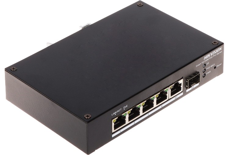 SWITCH POE DS-3T1306P-SI/HS 4-PORTOWY SFP Hikvision-1643440