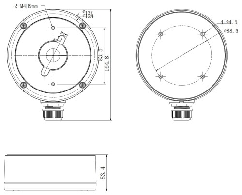 UCHWYT KAMERY DS-1280ZJ-DM22 Hikvision-1664341