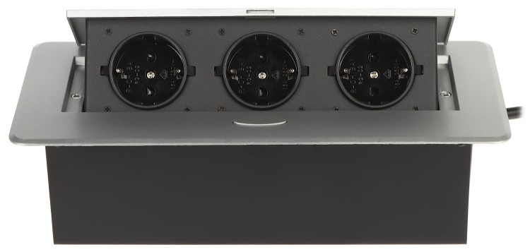 LISTWA ZASILAJĄCA MEBLOWA FPS-3S/CABLE (3 GNIAZDA)-1622923