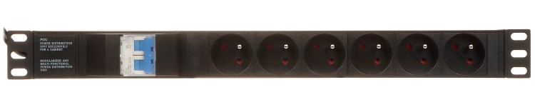 LISTWA ZASILAJĄCA PD-6/R-2P 1.8m-1623449