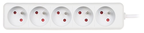 LISTWA ZASILAJĄCA PR-1.5M-5G/W (5 GNIAZD) 1.3m-1568112