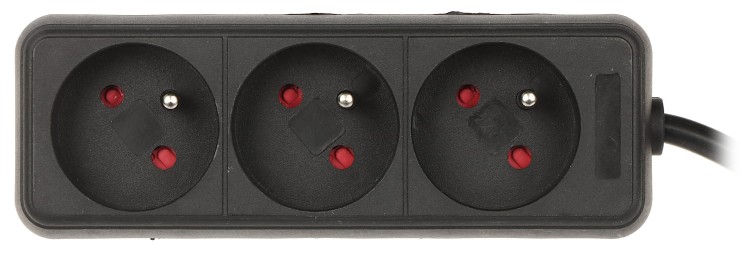 LISTWA ZASILAJĄCA PR-3M-3G/B (3 GNIAZDA) 2.8m-1568109