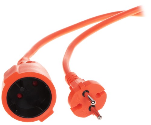 PRZEDŁUŻACZ PS-2X1.5-20M/ORANGE 20m-1669455
