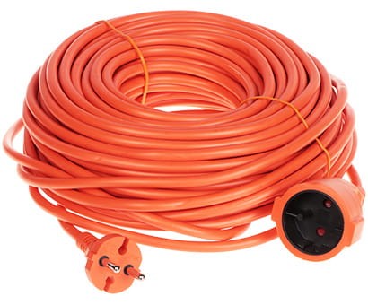 PRZEDŁUŻACZ PS-2X1.5-30M/ORANGE 30m-1669452