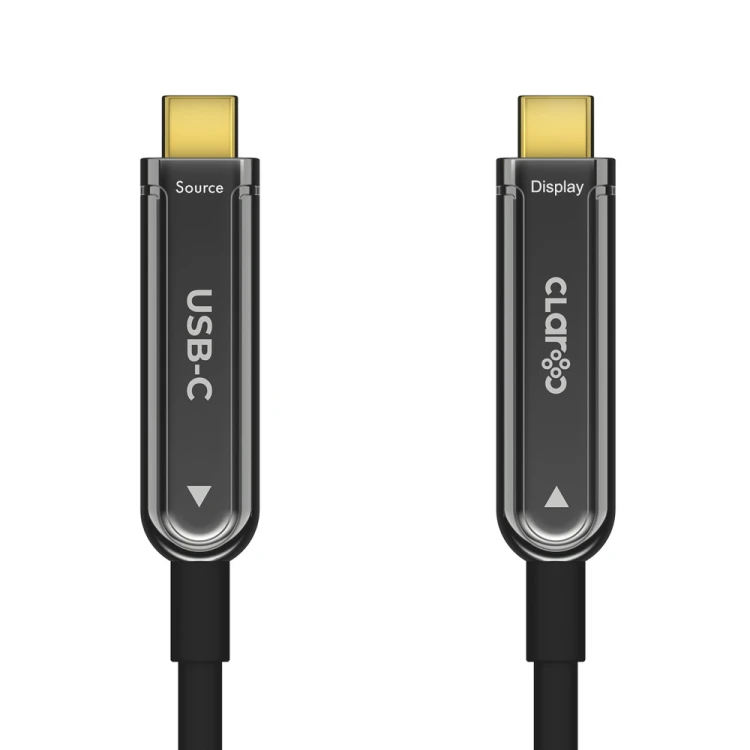 Claroc Kabel optyczny USB-C 4K@60Hz 10 m-1637645