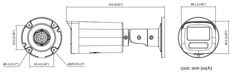 KAMERA IP DS-2CD1643G2-LIZU(2.8-12MM) Smart Hybrid Light - 3.7Mpx - MOTOZOOM Hikvision-1683319