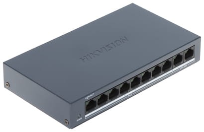 SWITCH POE DS-XS0110-P 8-PORTOWY Hikvision-1677573