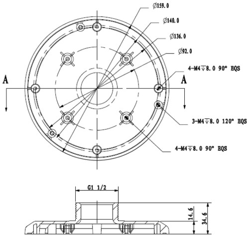 UCHWYT KAMERY PFA101 DAHUA-1683922