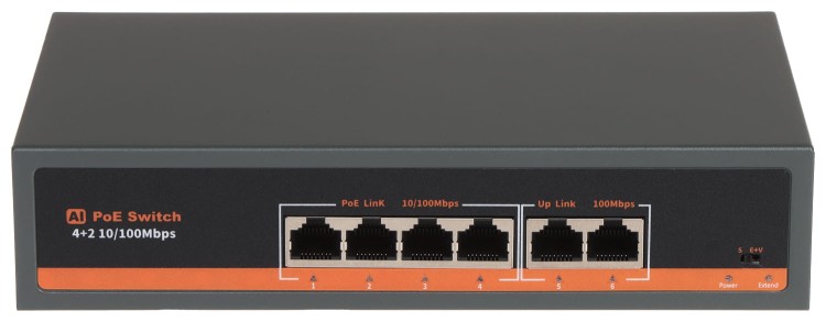 SWITCH POE APTI-POE0402-60W-V2 4-PORTOWY-1664566