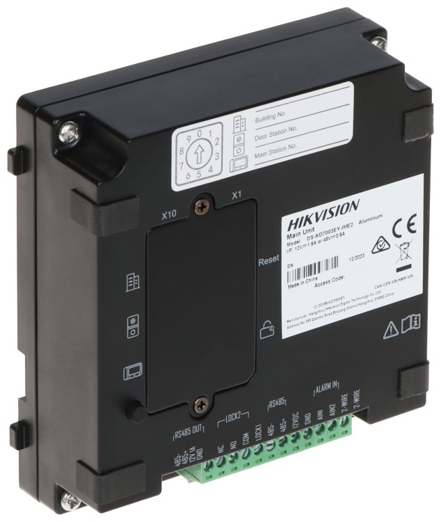 ZESTAW WIDEODOMOFONOWY DS-KIS704EY-ACW2/ALUMINUM Hikvision-1703883