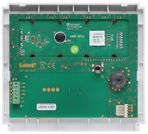 KLAWIATURA DO CENTRALI ALARMOWEJ INT-KLCDR-W SATEL-1704925