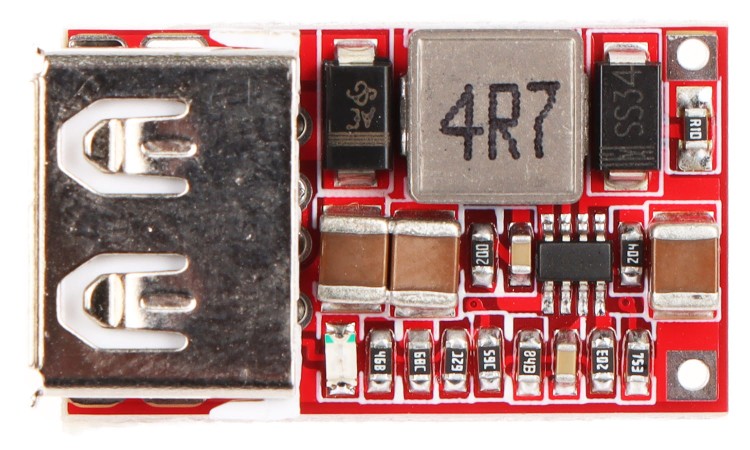 MODUŁ PRZETWORNICY Z GNIAZDEM USB PZD-USB/12-5V DC/DC-1669949