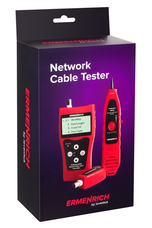 Tester przewodów sieciowych Ermenrich NetGeeks NP30-1705454