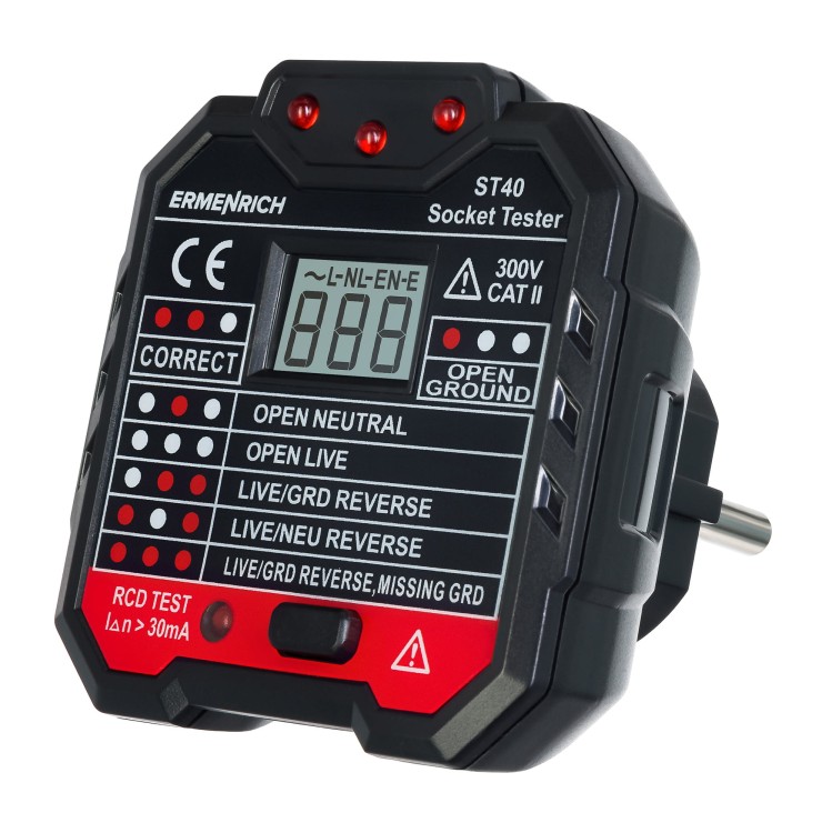 Tester do gniazd sieciowych Ermenrich Zing ST40-1697430
