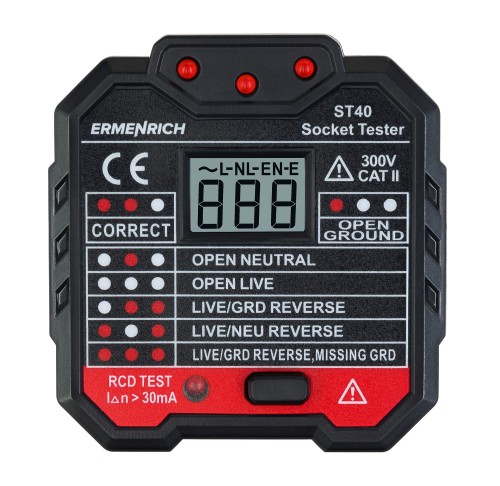 Tester do gniazd sieciowych Ermenrich Zing ST40-1697431