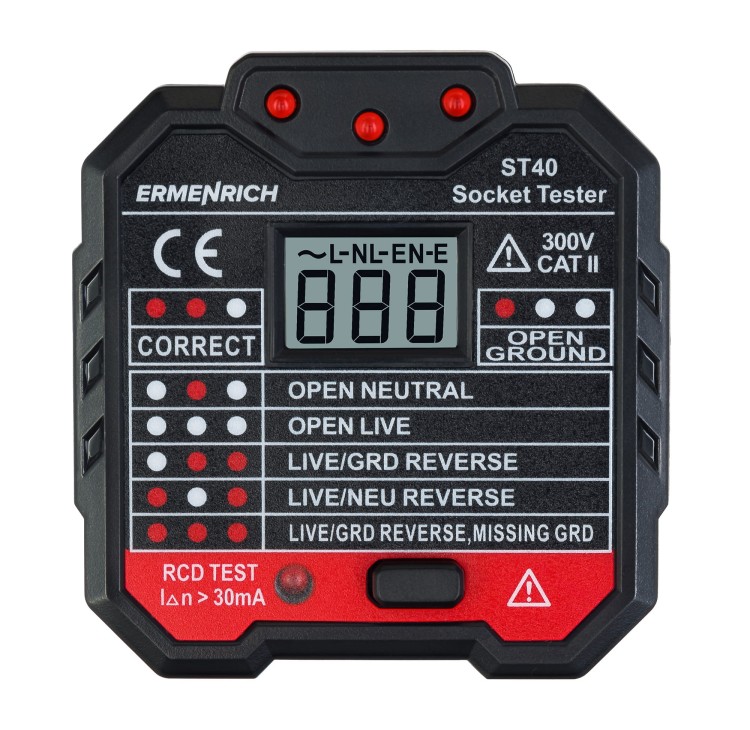 Tester do gniazd sieciowych Ermenrich Zing ST40-1697431
