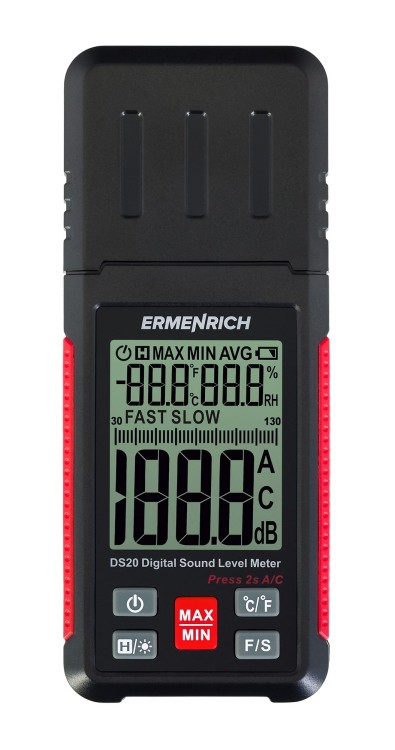 Cyfrowy miernik poziomu dźwięku Ermenrich Seek DS20-1702578