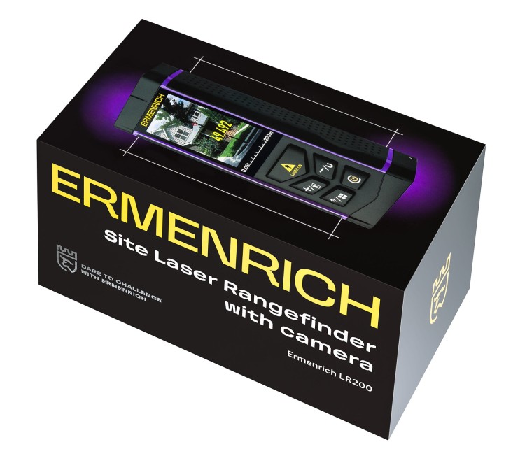 Miernik laserowy Ermenrich PRO LR200, z kamerą-1707313
