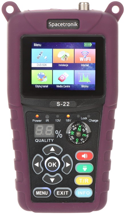 MIERNIK SATELITARNY S-22 DVB-S/S2/S2X Spacetronik-1323476