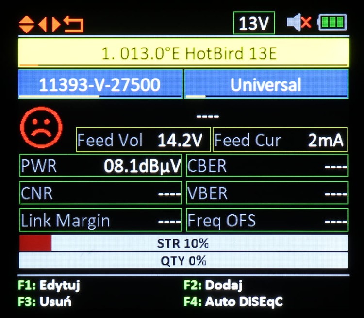 UNIWERSALNY MIERNIK TSC-1270 DVB-T/T2 DVB-S/S2 DVB-C/C2-1332692