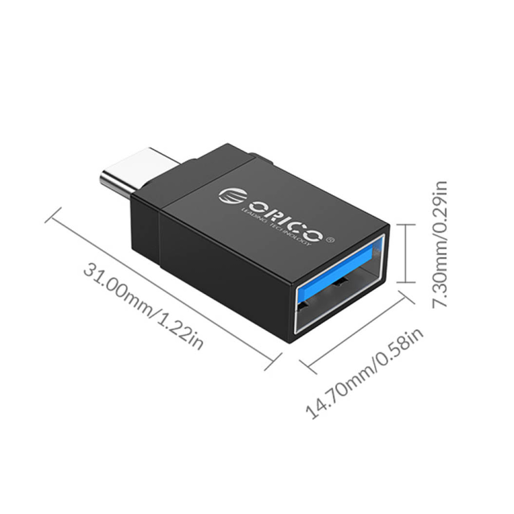 Orico Adapter USB-C na USB-A 3.1 alu zawieszka-1634475