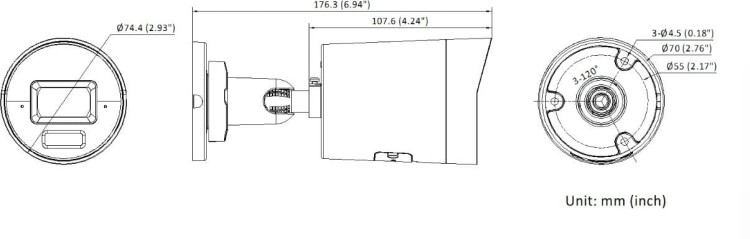 Kamera IP Hikvision DS-2CD2067G3-LI2UY/SL 2.8mm PL-1707807