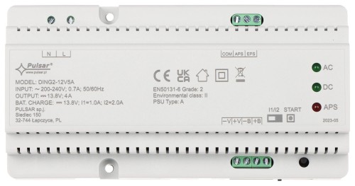 ZASILACZ BUFOROWY IMPULSOWY DING2-12V5A PULSAR-1628816