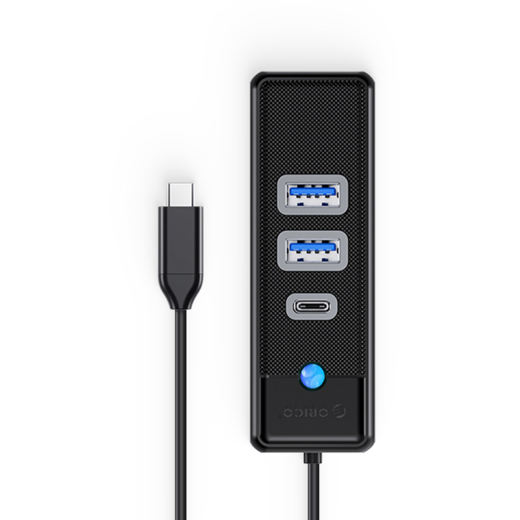 Orico Hub USB-C 2x USB-A 3.1 + USB-C czarny-1636761