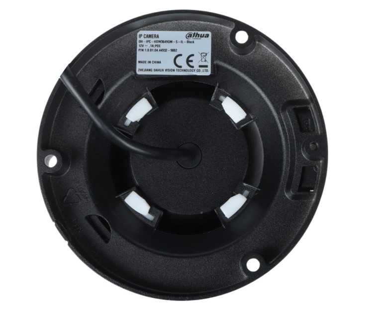 KAMERA IP IPC-HDW3649QM-S-IL-0280B-BLACK WizSense Smart Dual Light - 6Mpx 2.8mm DAHUA-1773278
