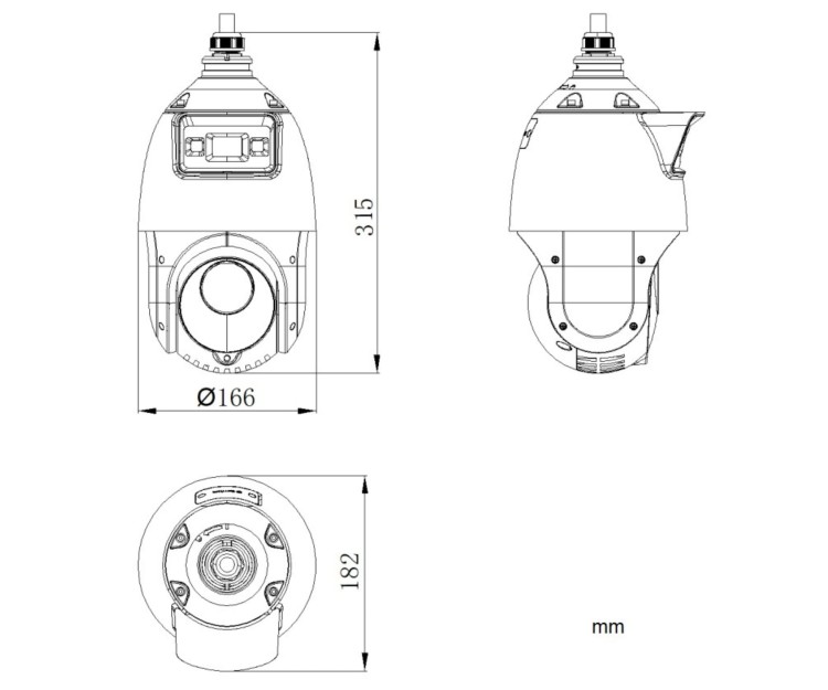 KAMERA IP SZYBKOOBROTOWA DS-2SE4C425MWG-E/14(F0)/PL TandemVu ColorVu - 4Mpx 4.8... 120mm Hikvision-1773374