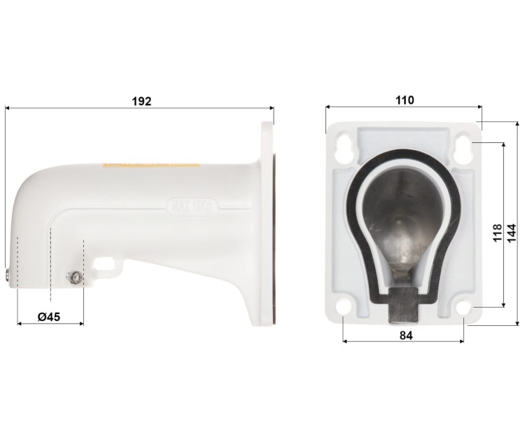 KAMERA IP SZYBKOOBROTOWA DS-2SE4C425MWG-E/14(F0)/PL TandemVu ColorVu - 4Mpx 4.8... 120mm Hikvision-1773375