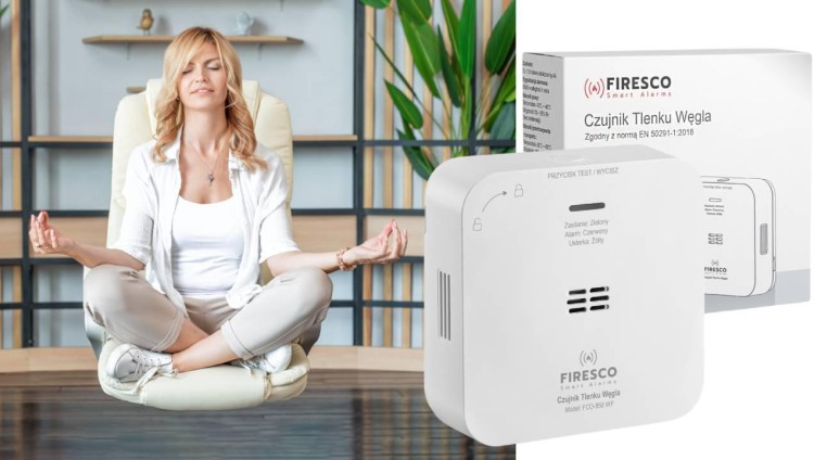 Zestaw czujników FIRESCO czujnik czadu + dymu z WiFi -1771324