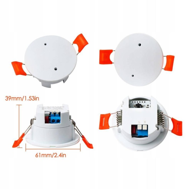 OXT Czujnik radar obecności jasności 230V ZigBee TUYA-1788763