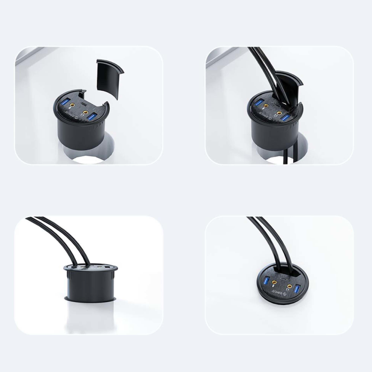 Orico Hub USB 3.1 biurkowy 4 porty USB-A 5Gbps-1634442