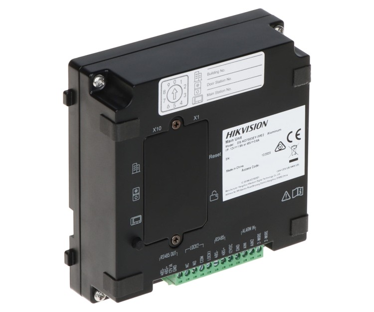 ZESTAW WIDEODOMOFONOWY DS-KIS704EY/ALUMINUM Hikvision-1763761