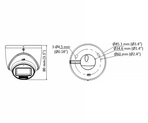 KAMERA AHD, HD-CVI, HD-TVI, PAL DS-2CE76D0T-LMFS(2.8MM) Smart Hybrid Light - 1080p Hikvision-1789772