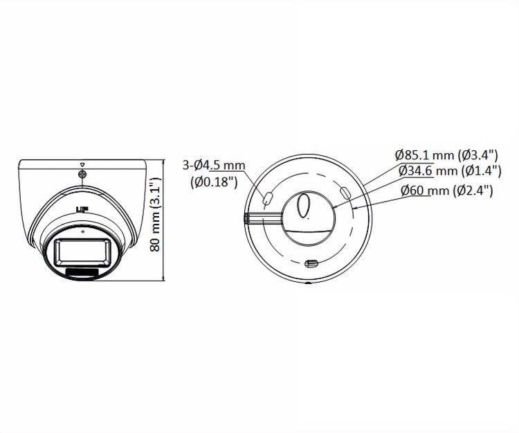 KAMERA AHD, HD-CVI, HD-TVI, PAL DS-2CE76D0T-LMFS(2.8MM) Smart Hybrid Light - 1080p Hikvision-1789772