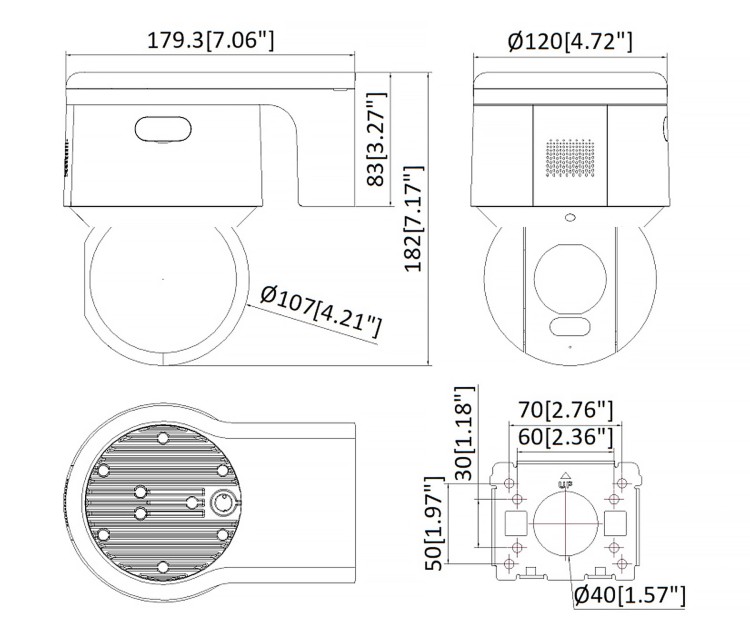 KAMERA IP OBROTOWA ZEWNĘTRZNA DS-2DE3A400BW-DE/W(F1)(T5)/PL AcuSense - 4Mpx 4mm Hikvision-1790570