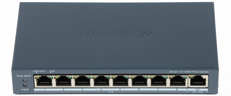 SWITCH POE DS-3E1309P-EI(B) 8-PORTOWY Hikvision-1816581