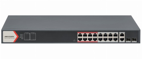 SWITCH POE DS-3E1318P-EI(B) 16-PORTOWY SFP Hikvision-1805141