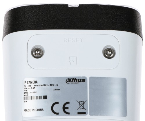 KAMERA IP IPC-HFW1539DTK1-SAW-IL-0280B Wi-Fi 6 Smart Dual Light - 5Mpx 2.8mm DAHUA-1816154