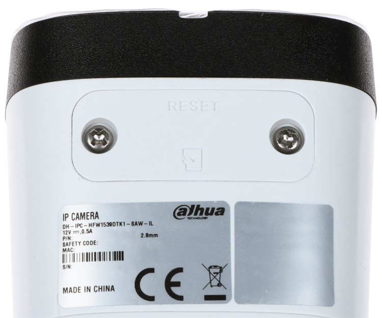 KAMERA IP IPC-HFW1539DTK1-SAW-IL-0280B Wi-Fi 6 Smart Dual Light - 5Mpx 2.8mm DAHUA-1816154