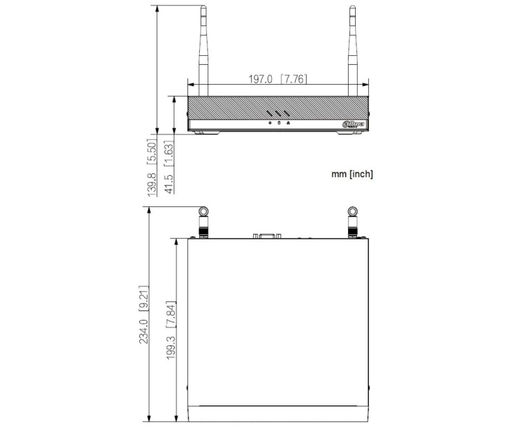 REJESTRATOR IP NVR2108HC-W Wi-Fi 6, 8 KANAŁÓW DAHUA-1815668