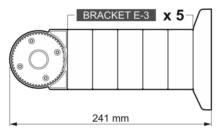 DYSTANS DLA MODUŁOWEGO UCHWYTU DO CZUJEK RUCHU BRACKET-E-3 SATEL-1333532