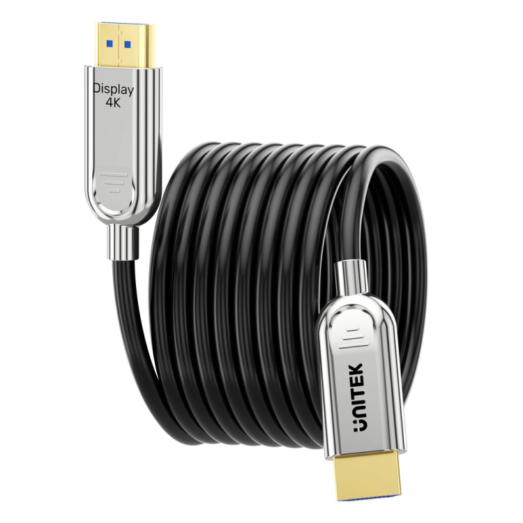 Unitek Kabel optyczny HDMI 2.0 AOC 4K 60Hz 50 m-1787253