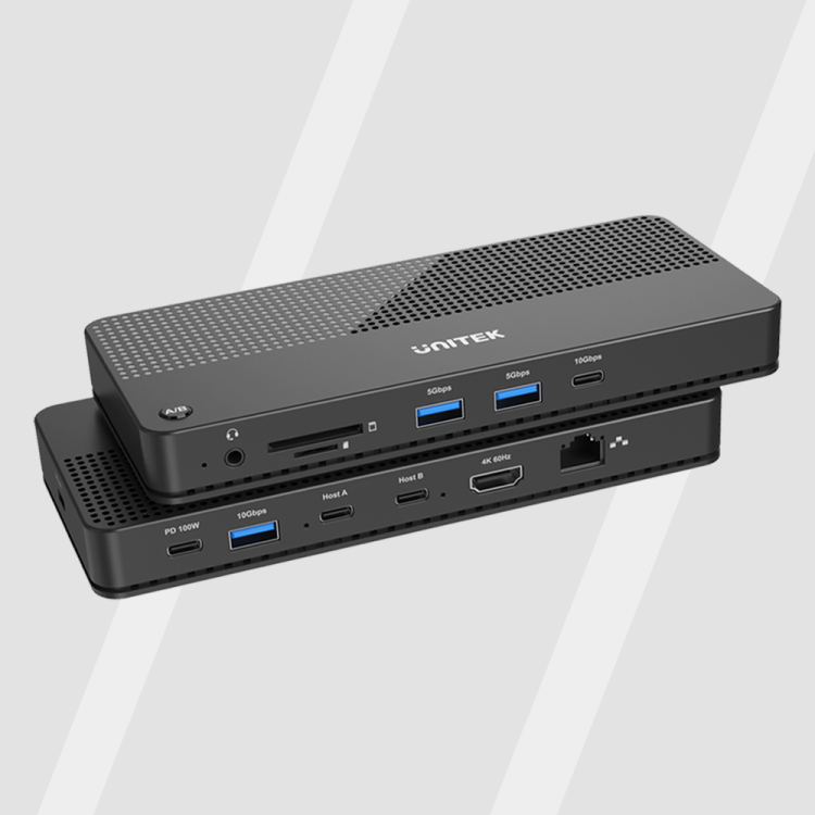 Unitek Przełącznik KVM 4K Hub USB 11 portów-1637499