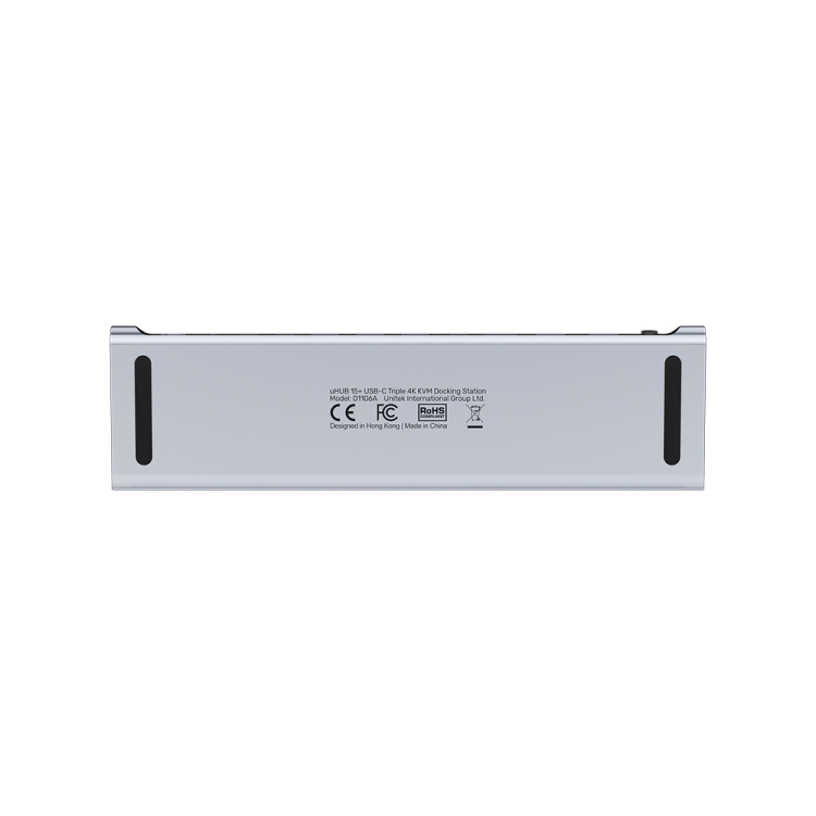 Unitek Stacja dokująca KVM z funkcją podstawki, potrójne wyjście 4K, USB-C, MST, HDMI 2.0-1808385