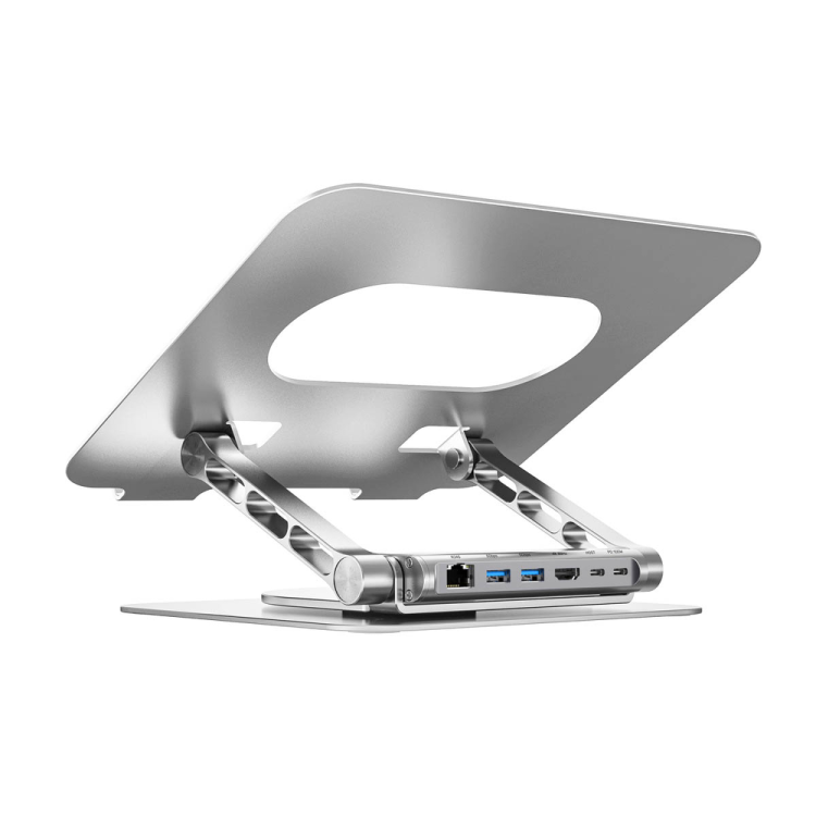 Unitek Podstawka pod laptop z odłączanym hubem USB-C HDMI 1,4, 4K PD 100W-1783359